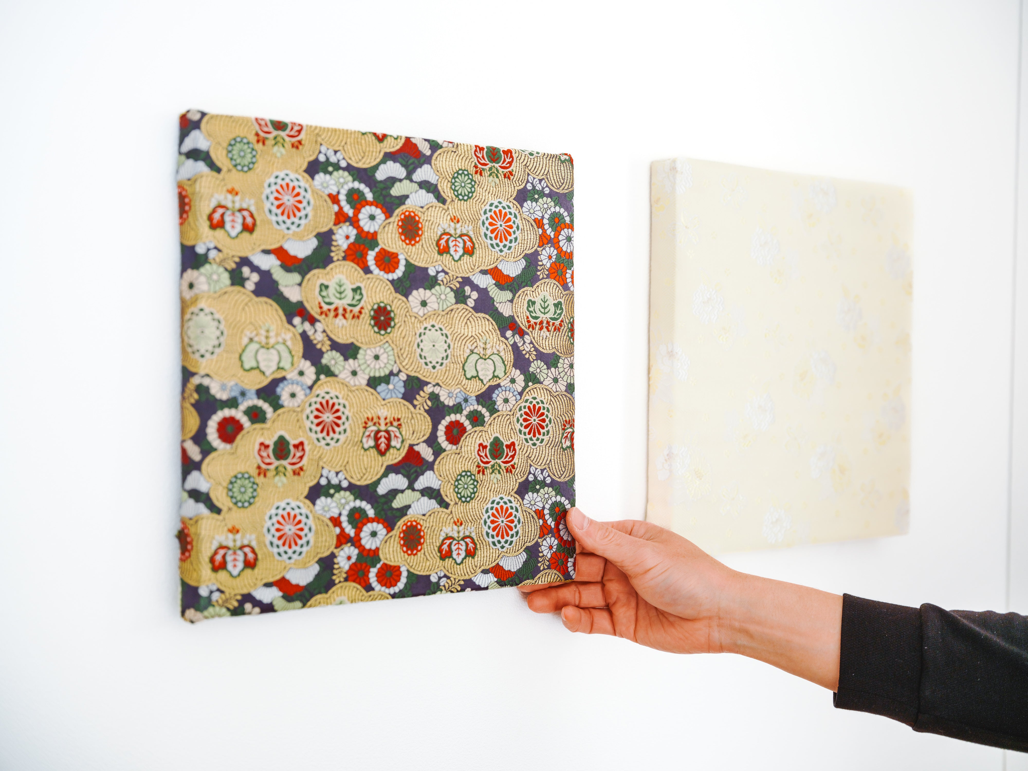 Hina doll fabric(雛人形のはぎれ)〜寒色(青紫緑)系〜