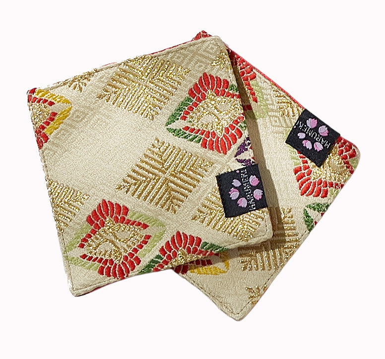 季節のしずくコースター 2枚セット