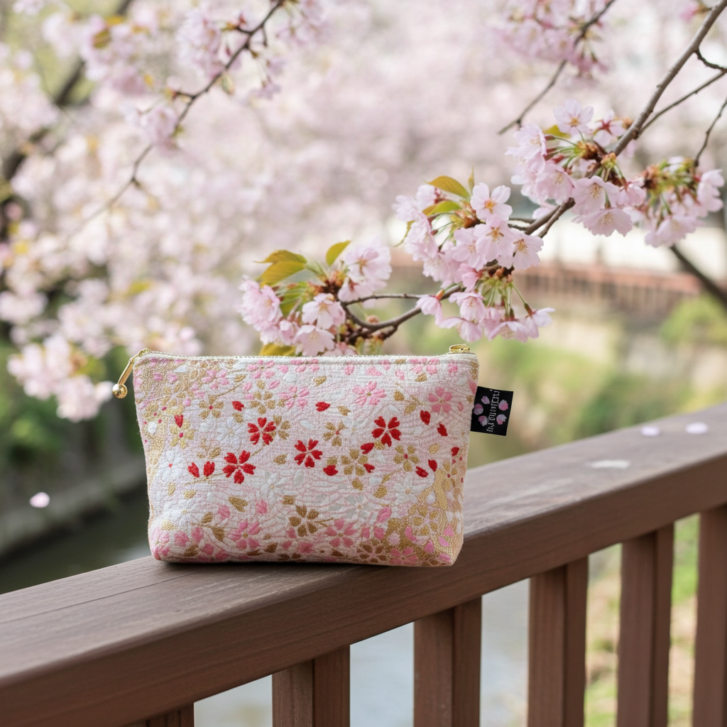 きんらん ちいさめポーチ(middle)