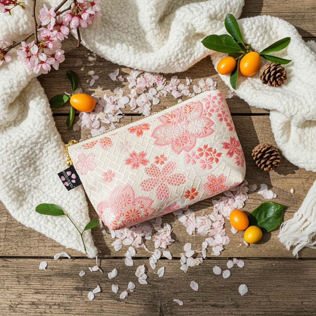 きんらん たっぷりポーチ