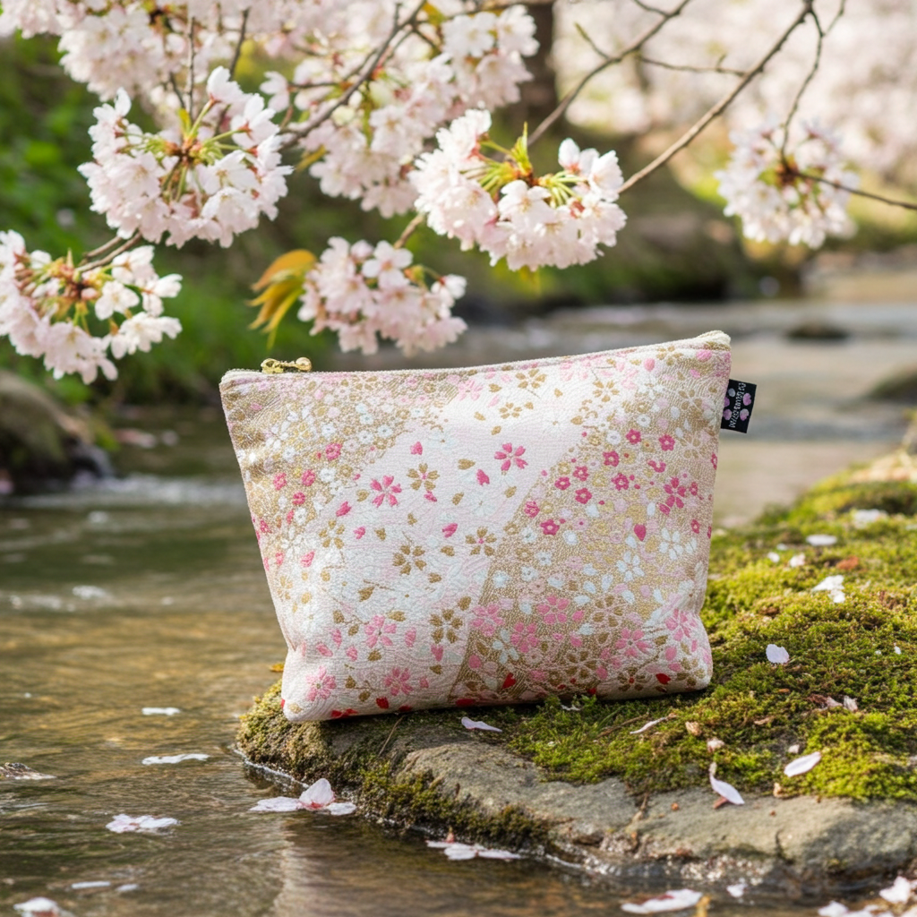 きんらん たっぷりポーチ(large)