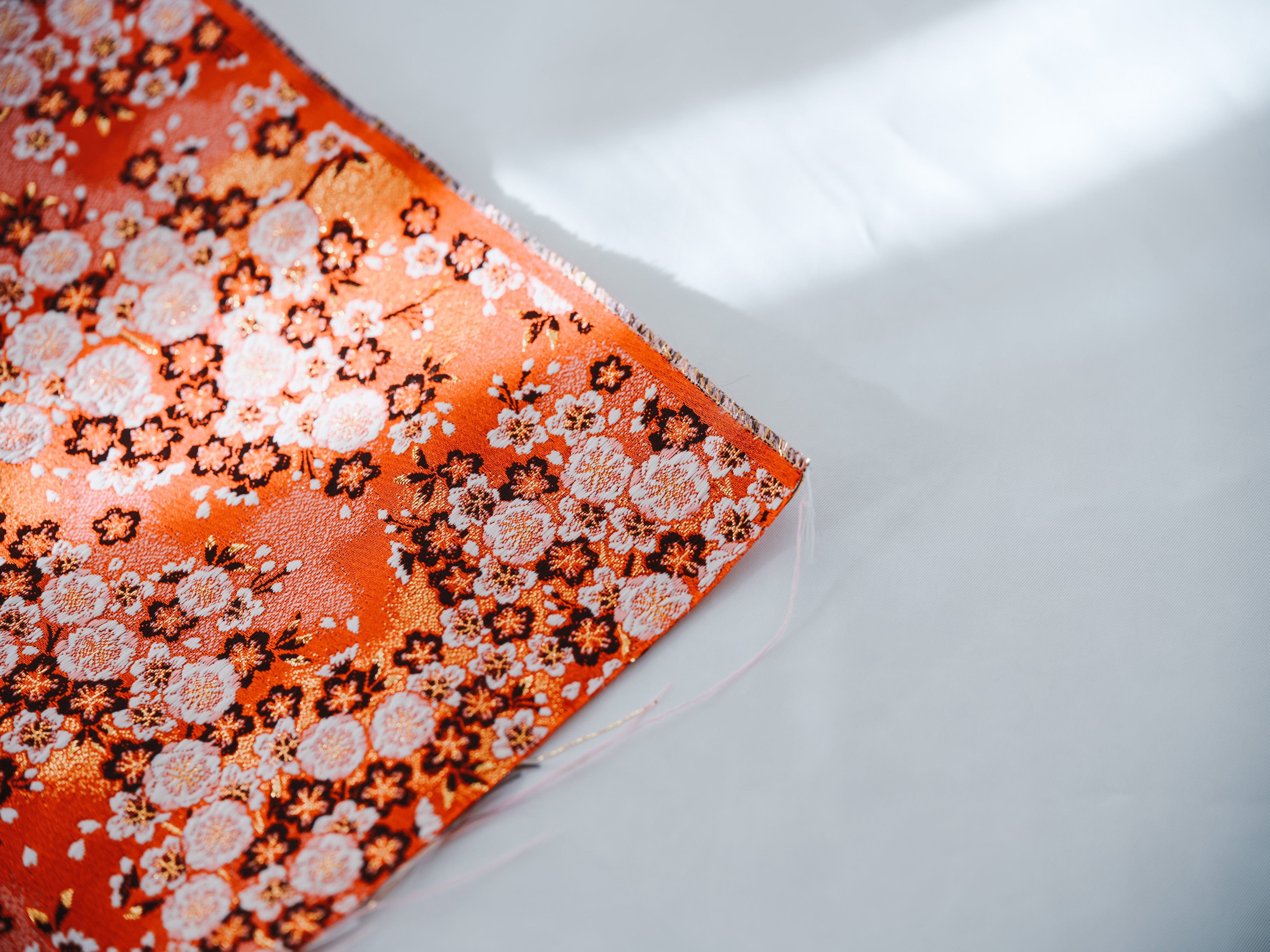 Hina doll fabric（雛人形のはぎれ）〜暖色（赤橙黄）系〜