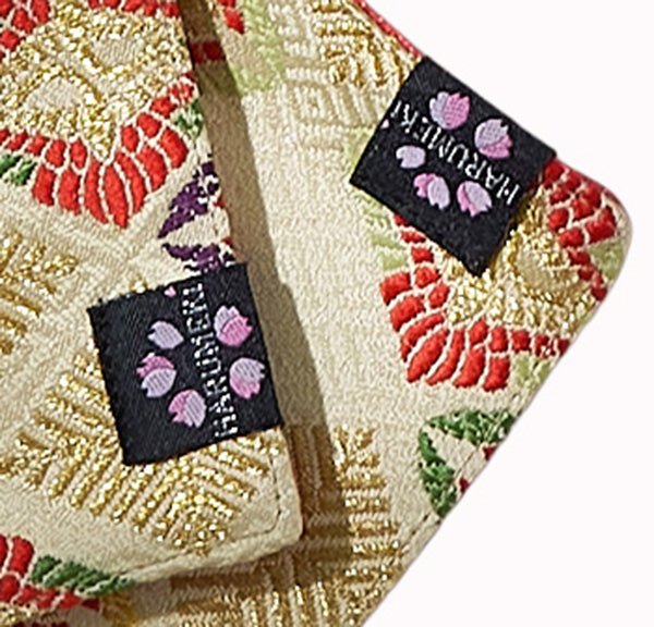 【祝膳を彩り、家中に願いを散りばめるコースター　５枚セット】金襴（Kinran）マルチマット「季節の雫」 - HARUMEKI